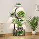 thumbnail image 1 of 8-Tiered Indoor Plant Stand with 5 Grow Lights, 10-Level Stepless Dimming, Durable Thickened Metal Steel Pipe (0.8mm) for Living Room, Garden, 1 of 3