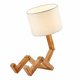thumbnail image 4 of Lámpara De Mesa Ajustable Escritorio Moderno Luces De Noche Pantalla De Tela Amarillo, 4 of 5