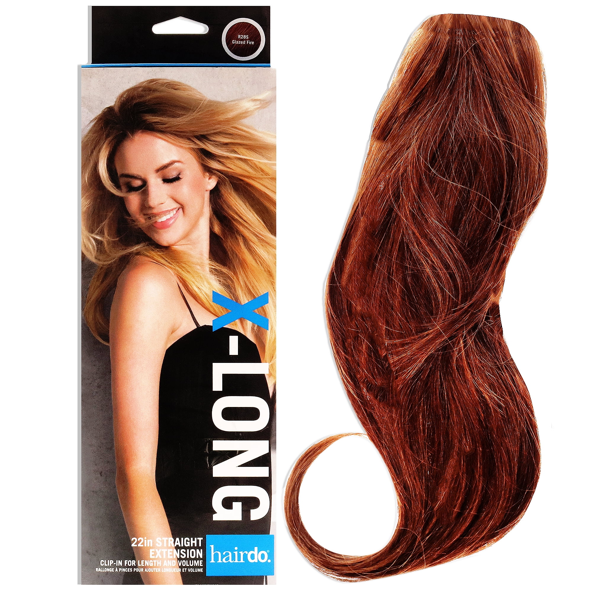 Kit De Extensión Recta Hairdo R28s Glaseado Fuego 22 Pulgadas
