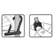 thumbnail image 3 of Candado U Concord Bikes 9.5 Acero Llave Negro, 3 of 3