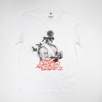 Polera Hombre You Street Fighter Flechas Blanco