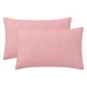 thumbnail image 1 of Protectores de Almohada REGALWOVEN con Tamaño Estándar de Sobre 2 Piezas, Fundas de Almohada Transpirables de Algodón para Hogar Hotel Rosa Reina, 1 of 5