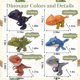 thumbnail image 2 of Juguetes de Dinosaurio Winbar 6 uds Marionetas de Dedo con Mordida, 2 of 8