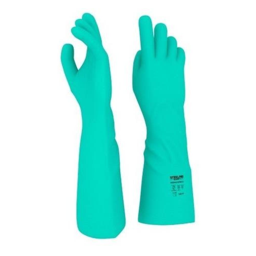 Guante Nitrilo Largo Steelpro Nitriplus 18 (45Cm)