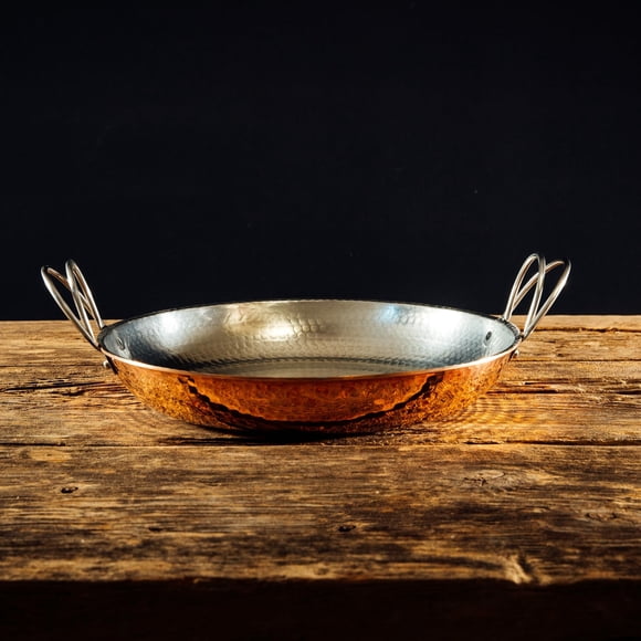 Paellera Sertodo Copper de 20 cm, martillada a mano
