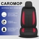 thumbnail image 4 of Funda de asiento de coche CAROMOP de neopreno impermeable para coche, negro/rojo, 4 of 6