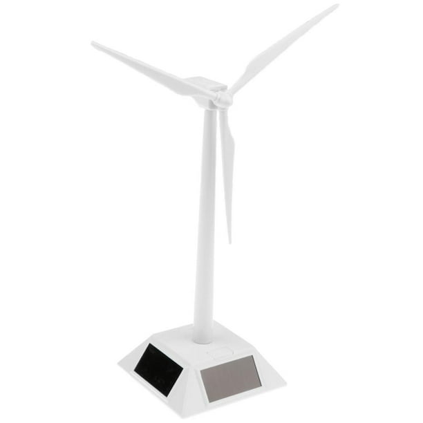 Maqueta De Molino De Viento Solar – Juguete Científico Y Decorativo Para Escritorio, Energía Renovable