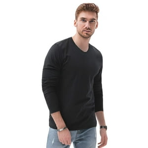 Home Fashion - Polera Hombre Manga Corta Cuello Redondo Negro Talla Xl