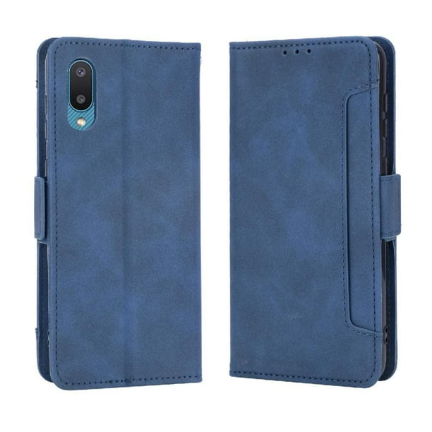 Funda Tipo Billetera FOXDOCK para Samsung Galaxy A02 – Tapa Flip con Tarjetero