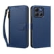 thumbnail image 1 of Funda Tipo Billetera para Motorola Moto G86 Power con Soporte y Bolsillo con Cierre Azul profundo, 1 of 1
