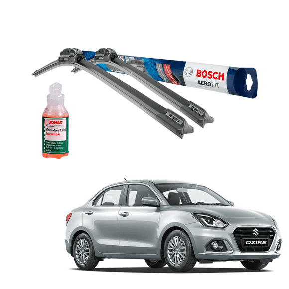 Plumillas Bosch Aerofit para Suzuki Dzire 2018-2024