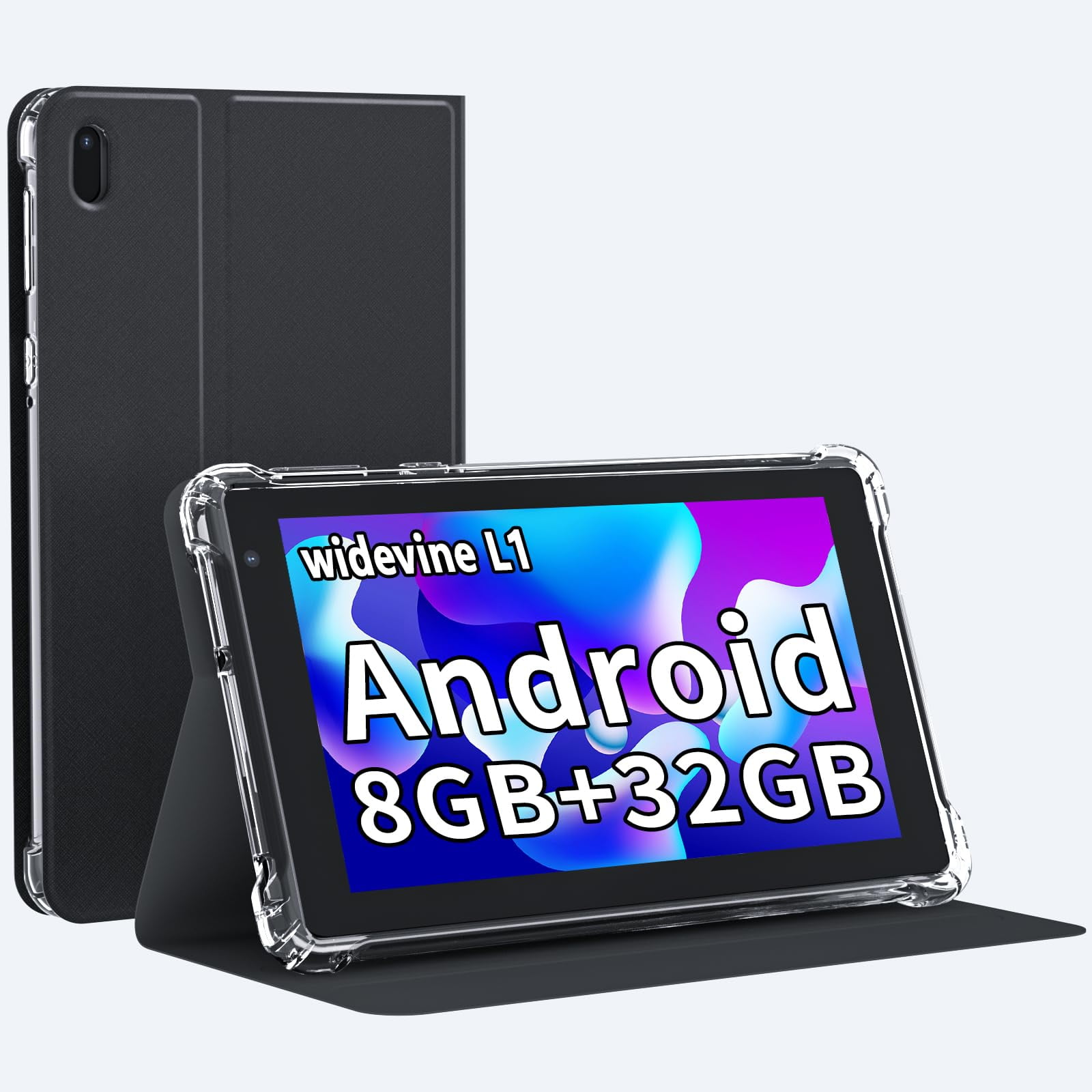 Tablet Atozee 7" Android 14 8 Gb De Ram 32 Gb De Rom 5g Con Funda
