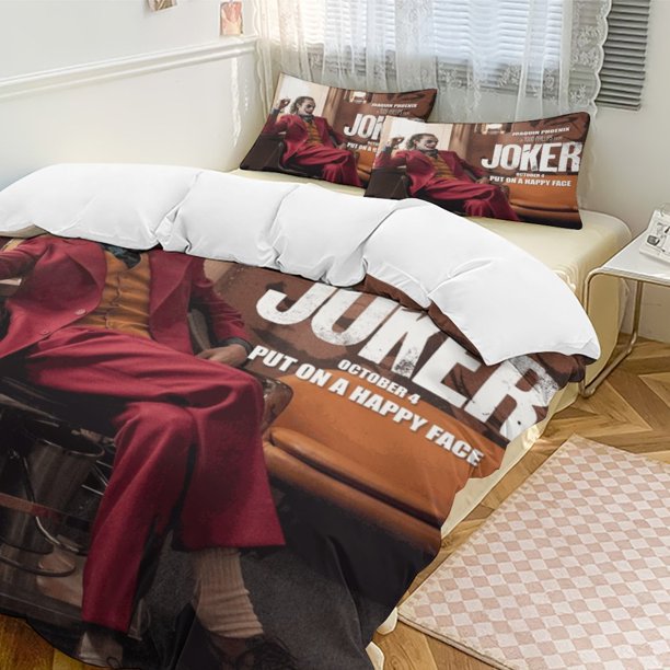 Jokers 3-Piece Bedding Set Soft Warm And Comfortable Bed Set