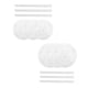 thumbnail image 4 of Conjunto De 2 Conjunto De Soporte De Pastel De Múltiples Capas Con 2 Soportes De Juntas Blancas, 4 of 5