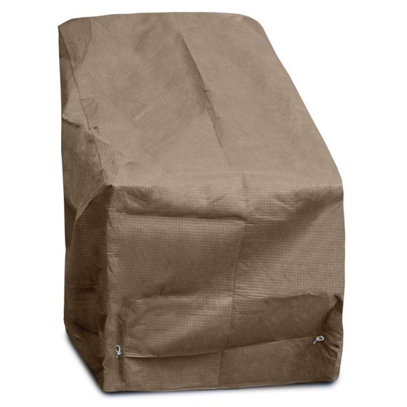 Funda para silla de respaldo alto grande KoverRoos color taupe 34222
