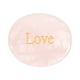 thumbnail image 1 of Uxcell Piedra de Preocupación Natural para el Pulgar, Piedra de Cristal Ovalada de 1.8"x1.5" con Palabras Inspiradoras, Roca de Bolsillo Cristales de Ansiedad para Mujeres, Rosa (Estilo 13), 1 of 6