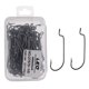 thumbnail image 2 of 100 Pcs 1/0 de alto carbono de acero de ancho Gap Pesca Ganchos de pesca de enganche de gancho bajo, 2 of 3