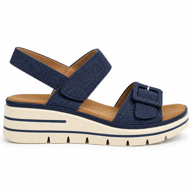 Sandalia de Mujer Verano Plataforma con Velcro 0501