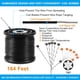 thumbnail image 3 of Kit para colgar luces Newleray, cable de acero de 50 m, 3 of 6
