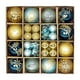 thumbnail image 2 of 44 Piezas De Adornos De Bolas De Navidad, Decoraciones Para árboles De Navidad Para Restaurantes, Dorados Y Azules, 2 of 3