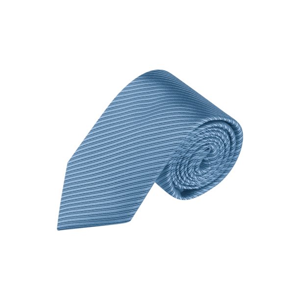 Corbata Formal de Rayas Estrechas de Color Sólido para Hombre INSPIRE CHIC, Traje de Graduación, Azul Acero