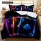 thumbnail image 1 of v964 Bed Sheets Poker Duvet Cover Set Card Game Bedding Set Gamer Playing Duvet Cover Retro Game Adults Double Queen King Polyester Qulit Cover 3-Piece Bedding Set (1 Duvet Cover + 2 Pillow Shams) Bed, 1 of 5