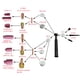 thumbnail image 4 of Kit de lentes de gas para antorcha de soldadura TIG RIVERWELD 45V116 10N23 1.6 mm, 4 of 5