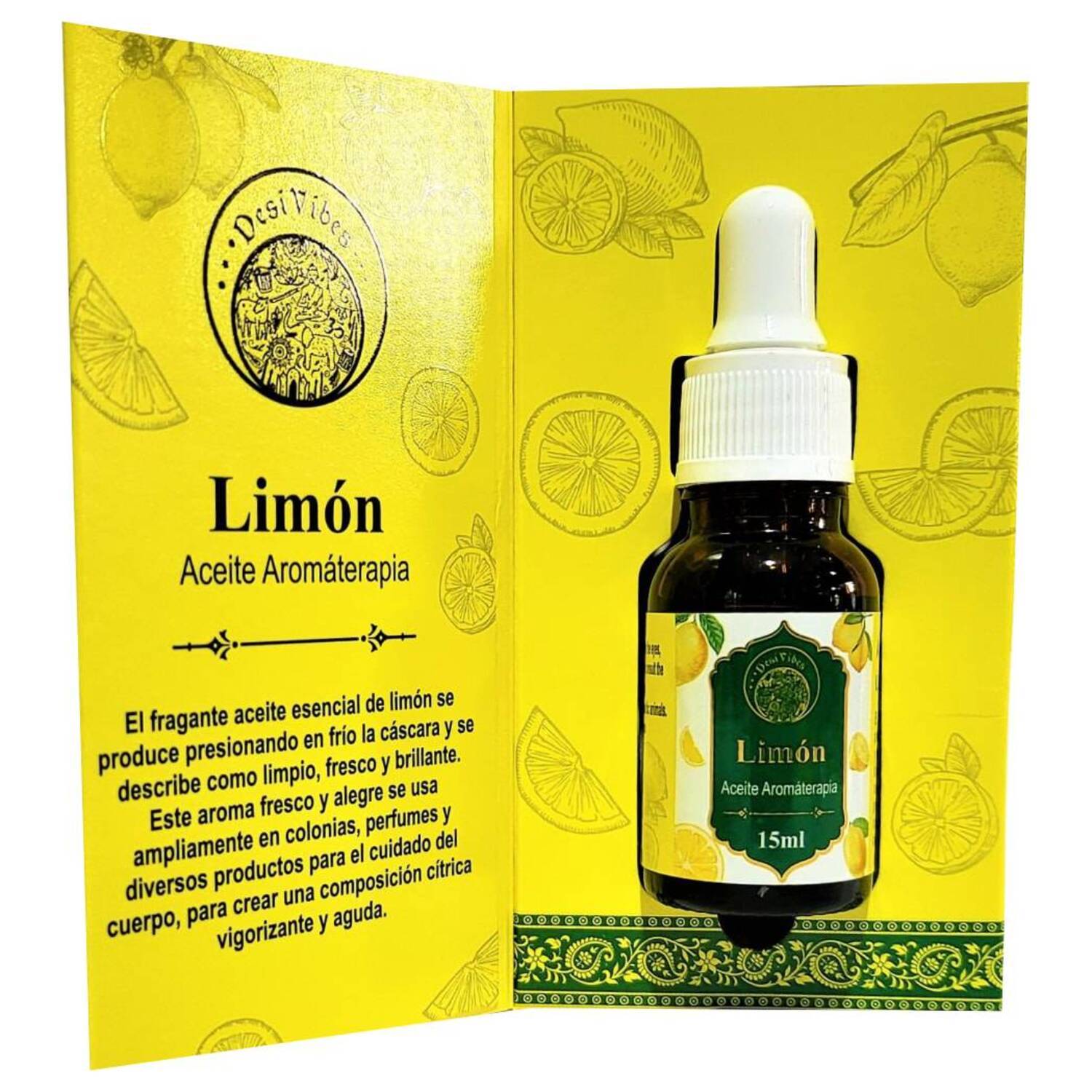 Aceite Aromaterapia Limón - Desi Vibes