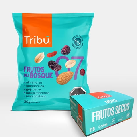 Tribu - Disp Mix Frutos Del Bosque 30 Gr (16Un)