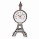 thumbnail image 3 of Reloj Despertador De Mesa Con Dise?o De La Torre Eiffel, Adornos únicos, Reloj De Mesa Multifuncional, Negro Y Dorado., 3 of 5