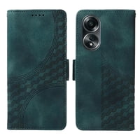 Carcasa Foxdock Oppo A58 4G De Cuero Pu, Diseño Acolchado Clásico, Protección Contra Caídas Y Rayones