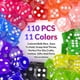 thumbnail image 2 of Juego de dados Rerdeim, 110 piezas, 6 caras, 11 colores para más de 15 años, 2 of 7