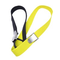 Magideal - Cinturón De Pesas Para Buceo Hebilla De Liberación Rápida Correa De Material Acero Inoxidable Cinturón De Cinturo Para Buceo Libre Entrenamiento De Pesca Con , Amarillo 1,8 M Amarillo 18 M