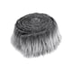 thumbnail image 5 of Tela Sintética Suave Y Peluda, Cortes Para Parches De Sombrero, Gnomos, Barba, Pelo, Gris Escarcha, 5 of 5