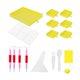 thumbnail image 1 of Kits De Bandejas Para Pinturas De Diamantes 5D, Bandejas De Clasificación De Cuentas Para Manualidades, Color Amarillo, 1 of 5