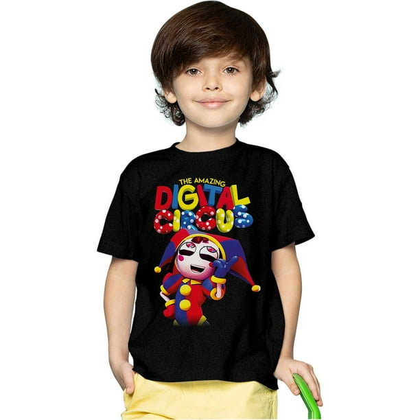Polera Estampada Niño Digital Circus Ponmi
