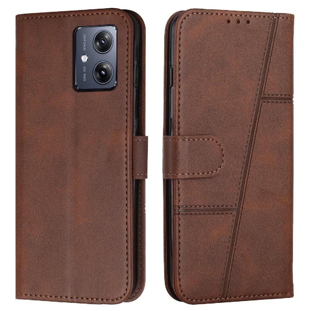 Foxdock - Funda Flip Para Moto G54 – Carcasa Delgada Y Resistente A Impactos Con Soporte Para Uso Diario Y Profesional