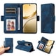 thumbnail image 1 of Carcasa FOXDOCK Vivo V50 de cuero PU, diseño acolchado clásico, protección contra caídas y rayones, 1 of 5