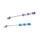 thumbnail image 5 of 2 Uds Tablero Ocupado Juguete Sensorial De Madera Habilidad Práctica Color Violeta Azul, 5 of 5