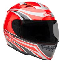 Casco Bell Powersports Qualifier Conduit Rojo/Plateado, Talla L