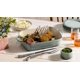 thumbnail image 2 of Asador rectangular Le Creuset de hierro fundido esmaltado 5 L Sal Marina, 2 of 6