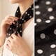 thumbnail image 3 of INSPIRE CHIC Bufanda de Mujer con Estampados de Arreglo Circular, Pastoral 22.8" Cuadrado Ligero Pañuelo para el Cuello, Envoltura para la Cabeza, Bandanas 22.8x22.8"(LxW) Negro, 3 of 6
