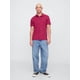thumbnail image 3 of Polo GAP Lived in Beaujolais rojo para hombre, talla S, 3 of 5