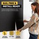 thumbnail image 2 of Tablero de fieltro WallHero 150 cm × 91 cm, negro (juego de 15 piezas), 2 of 6