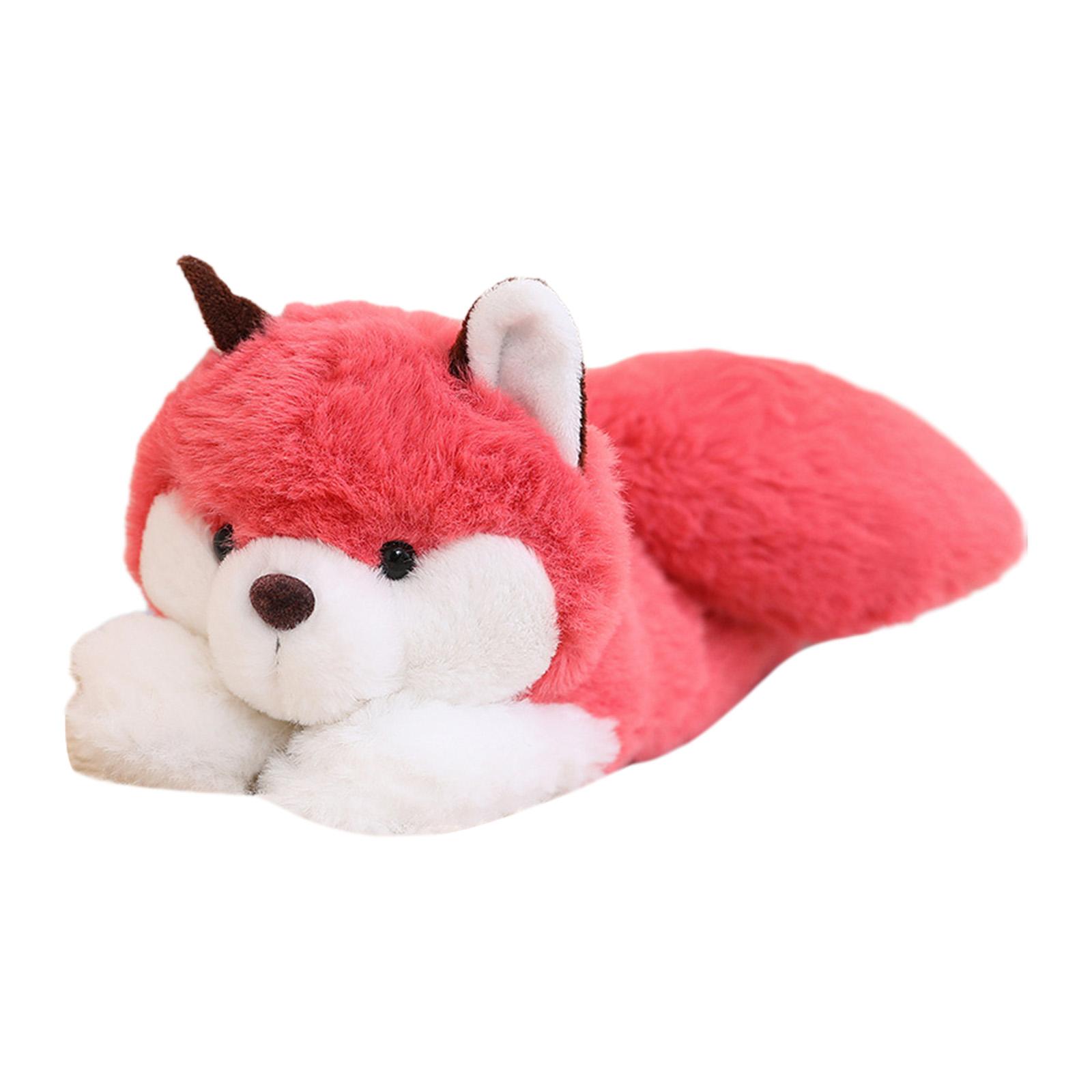 Magideal - Animal De Peluche Hugger, Adorno De 9,84 Pulgadas, Muñeco De Peluche Amigable, Pulsera De Muñeca Para Regalos De Acción De Gracias, Adviento, Niños Y Rojo