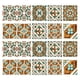 thumbnail image 3 of 20 Piezas Mosaico Pared Azulejos Pegatinas Cocina Baño Impermeable Calcomanías #3, 3 of 5