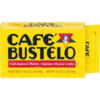 Cafe Bustelo - Café Café Bustelo Espresso Tostado Oscuro Molido, 480 Ml, 12 Unidades