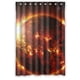 thumbnail image 1 of Cortina de ducha Flare Fireball con ganchos (122 x 183 cm), 1 of 3