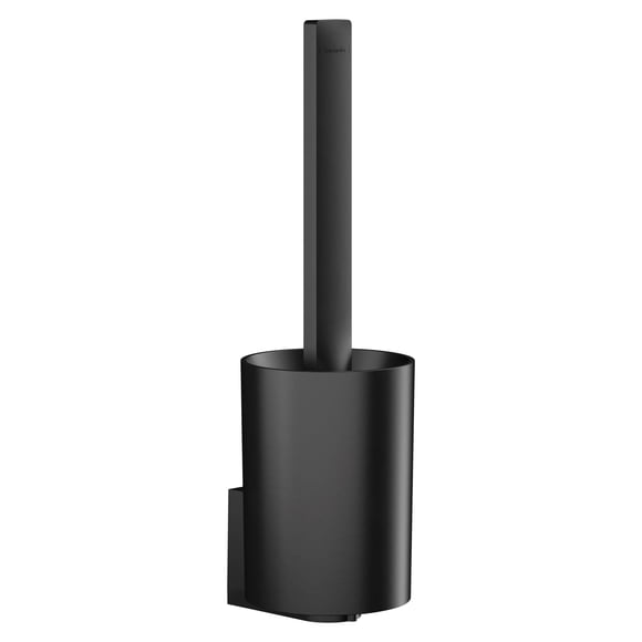Portacepillos de inodoro hansgrohe negro mate 27927670