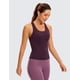 thumbnail image 2 of Camiseta sin mangas CRZ YOGA Butterluxe Workout con sujetador acolchado, color morado oscuro, 2 of 4